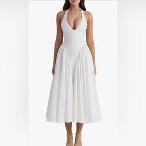 House of CB Marilyn Halter Midi Sundress